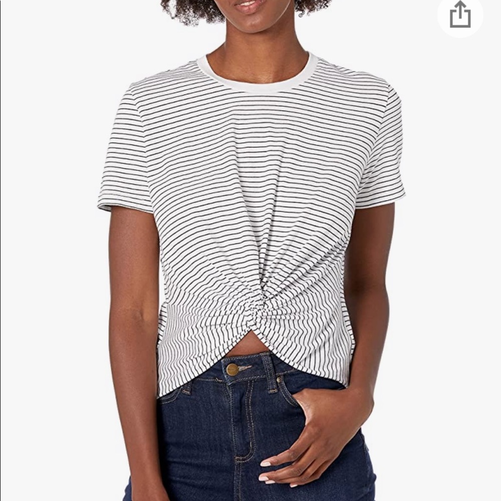 AG Adriano Goldschmied twist front tee